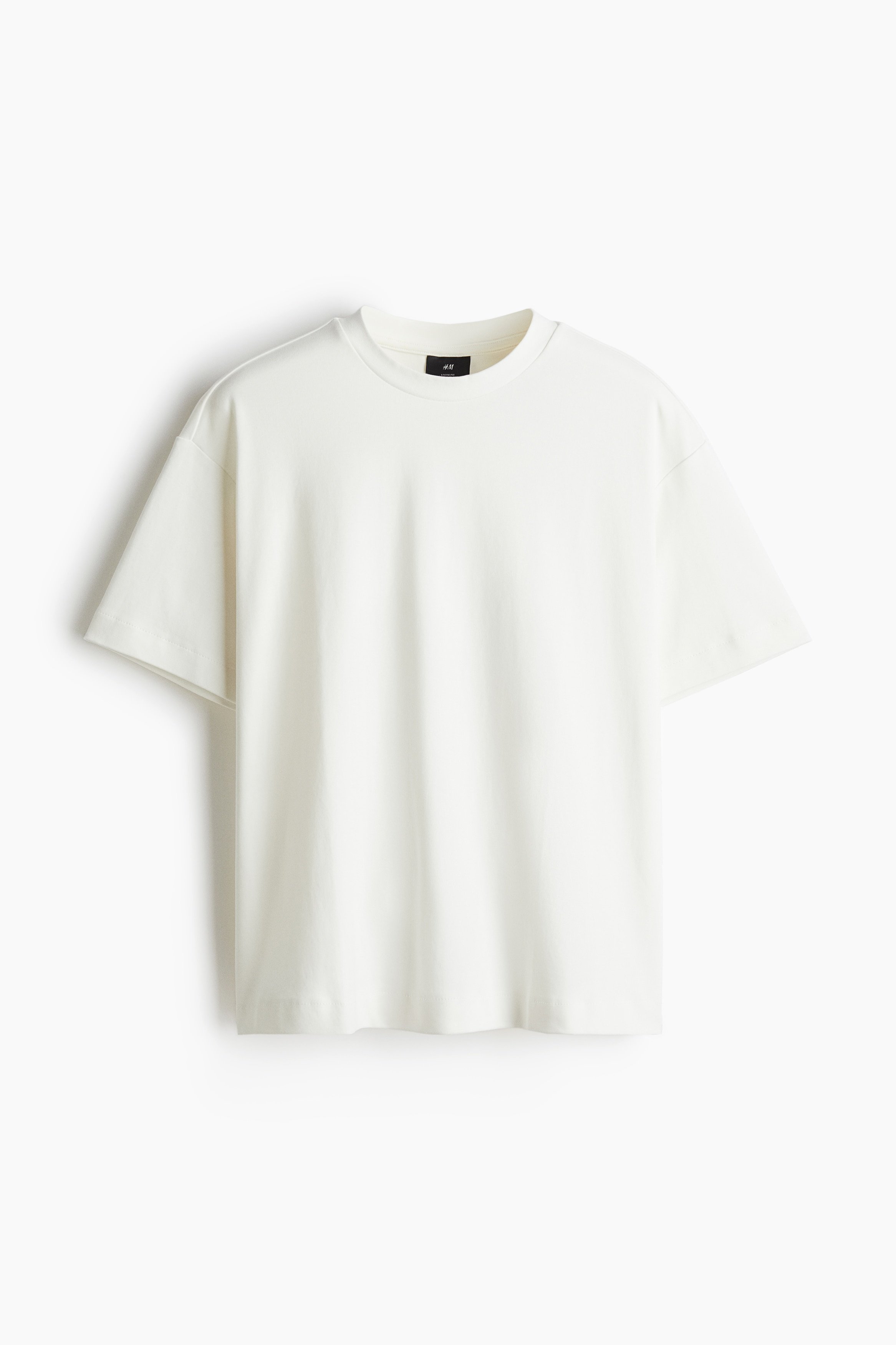 H & M - Loose Fit T-shirt - White