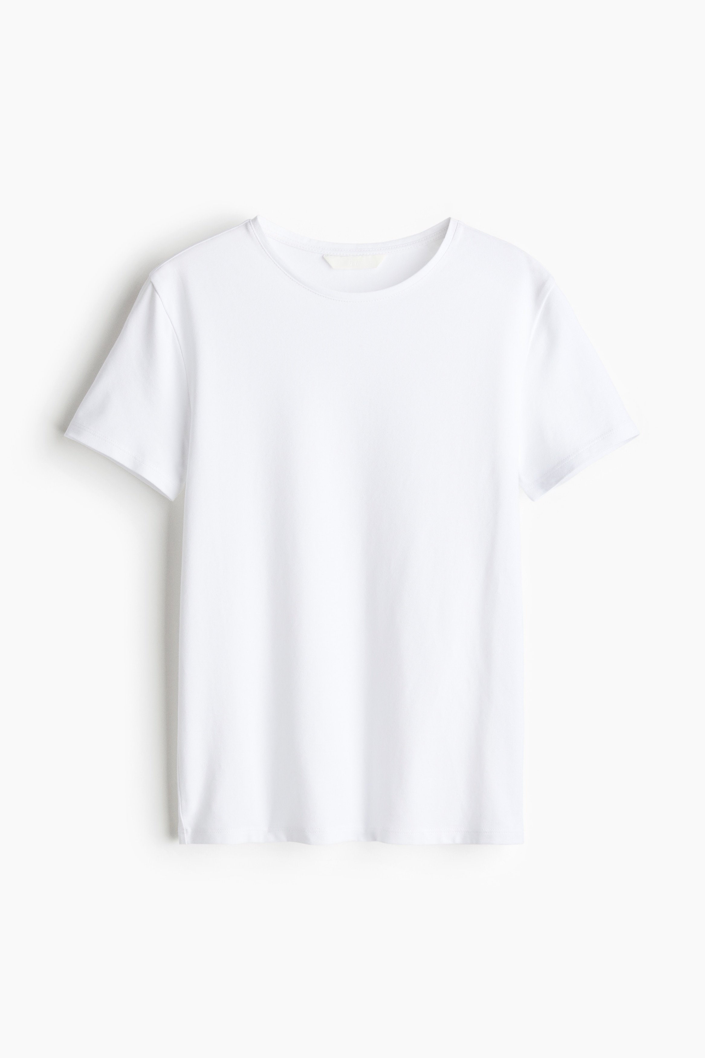 H & M - Fitted T-shirt - White
