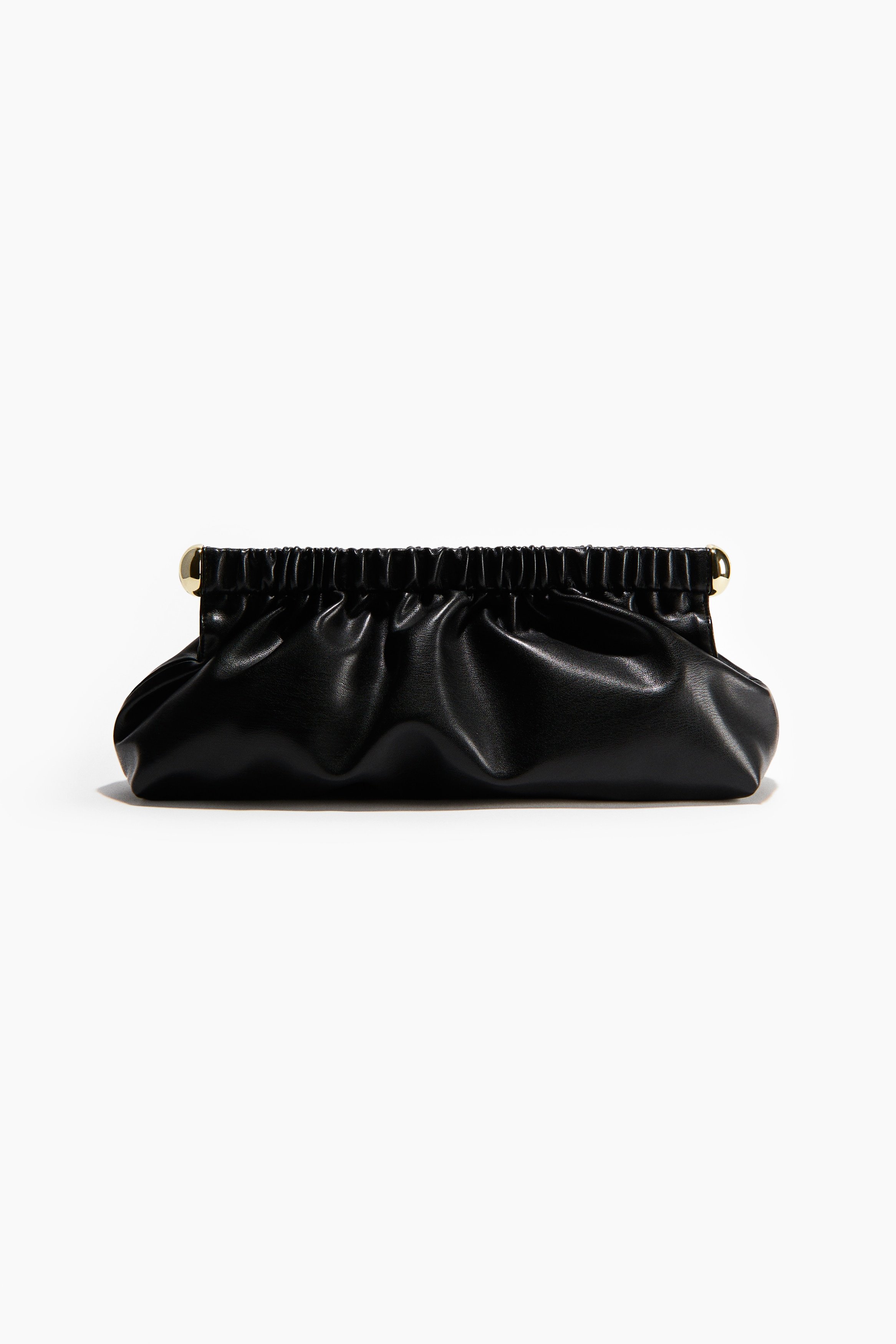 H & M - Coated clutch - Black