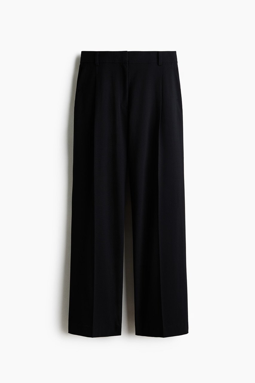 H & M - Wide trousers - Black