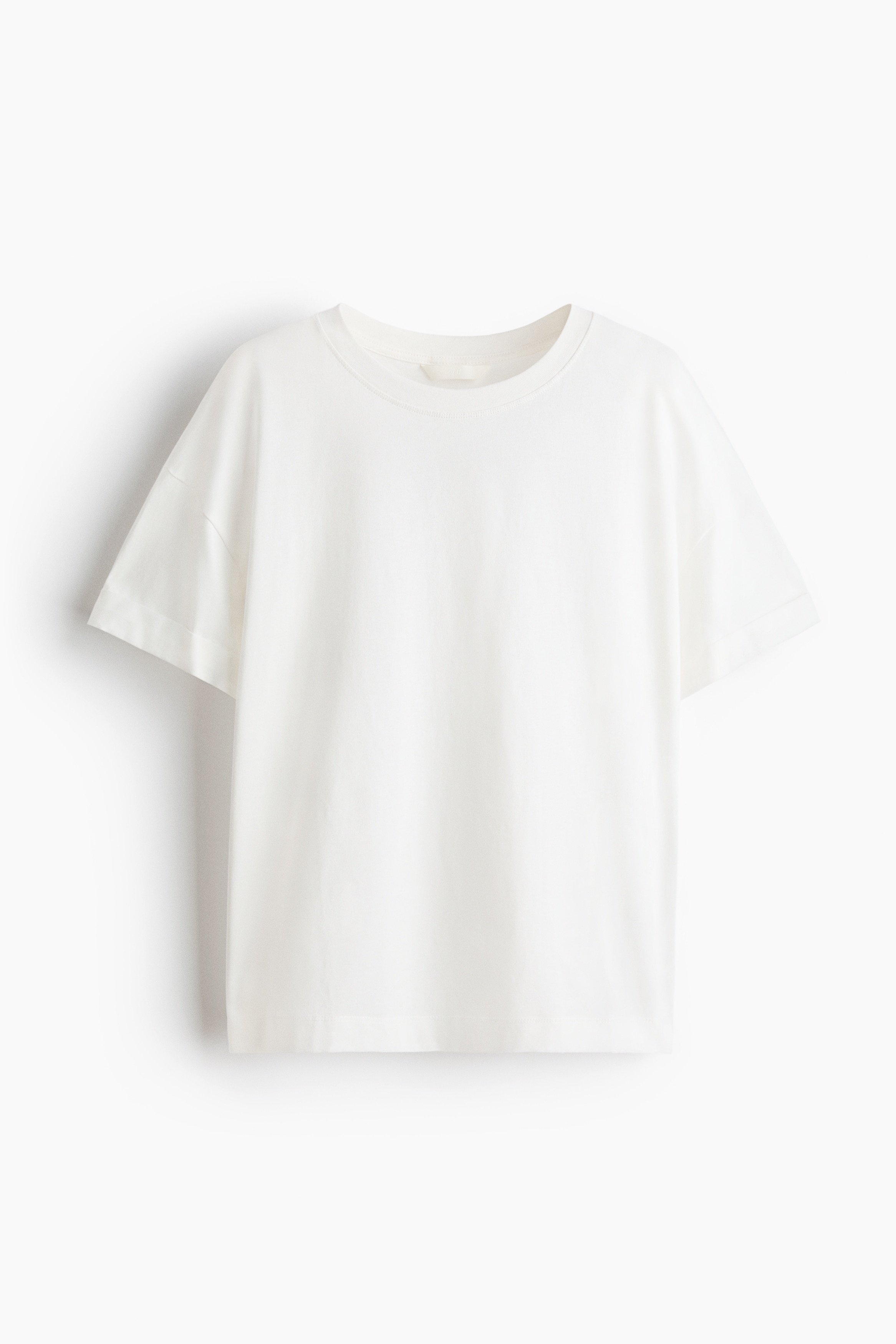 H & M - Loose-fit cotton T-shirt - White