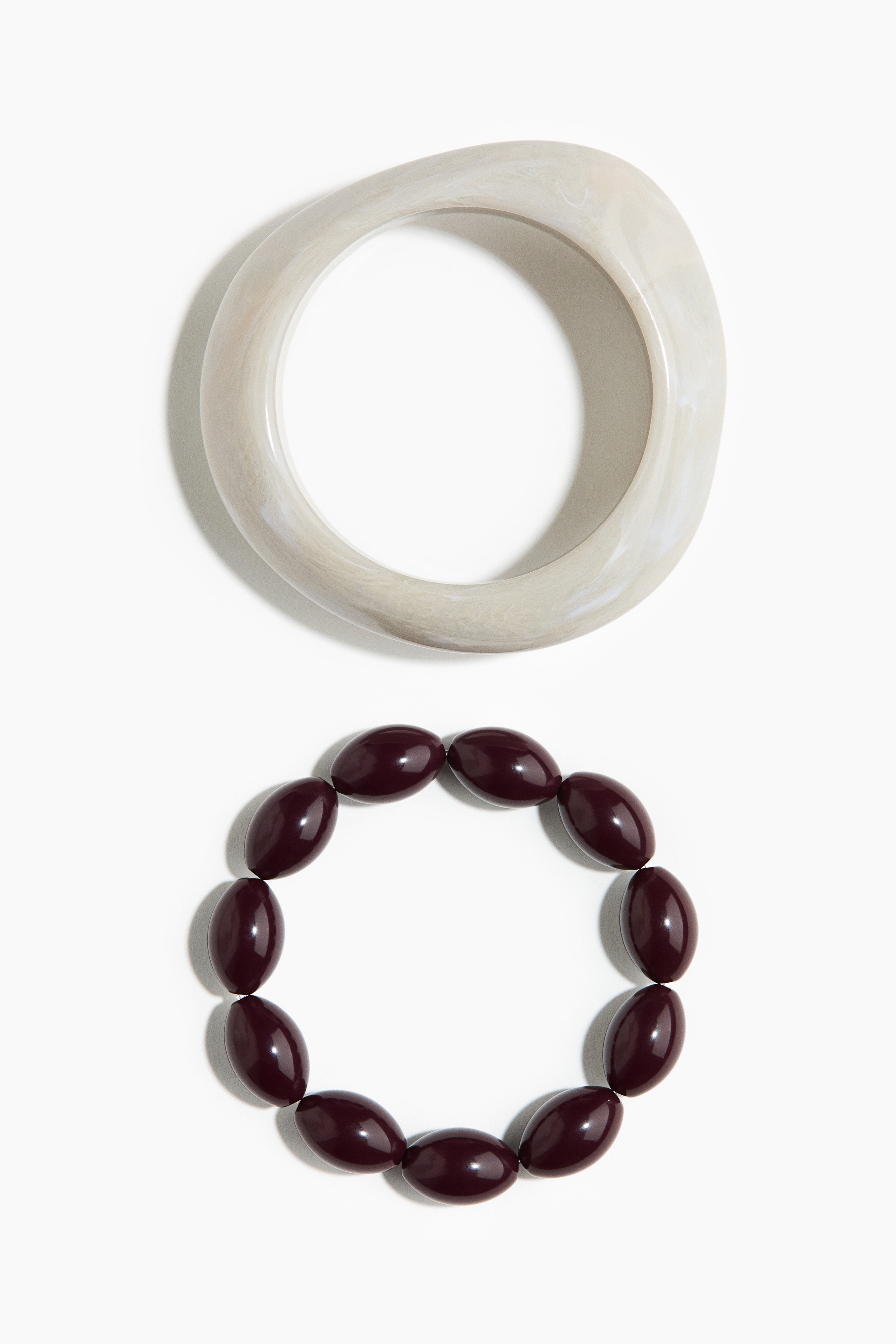 H & M - 2-pack bracelets - Brown