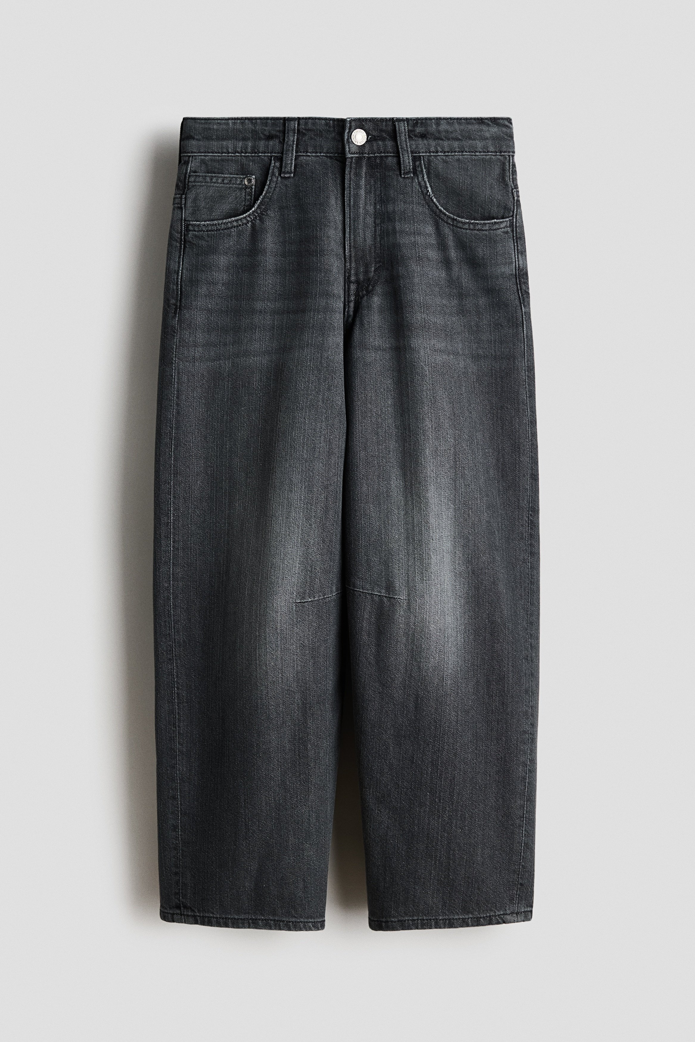 H & M - Barrel-leg jeans - Black