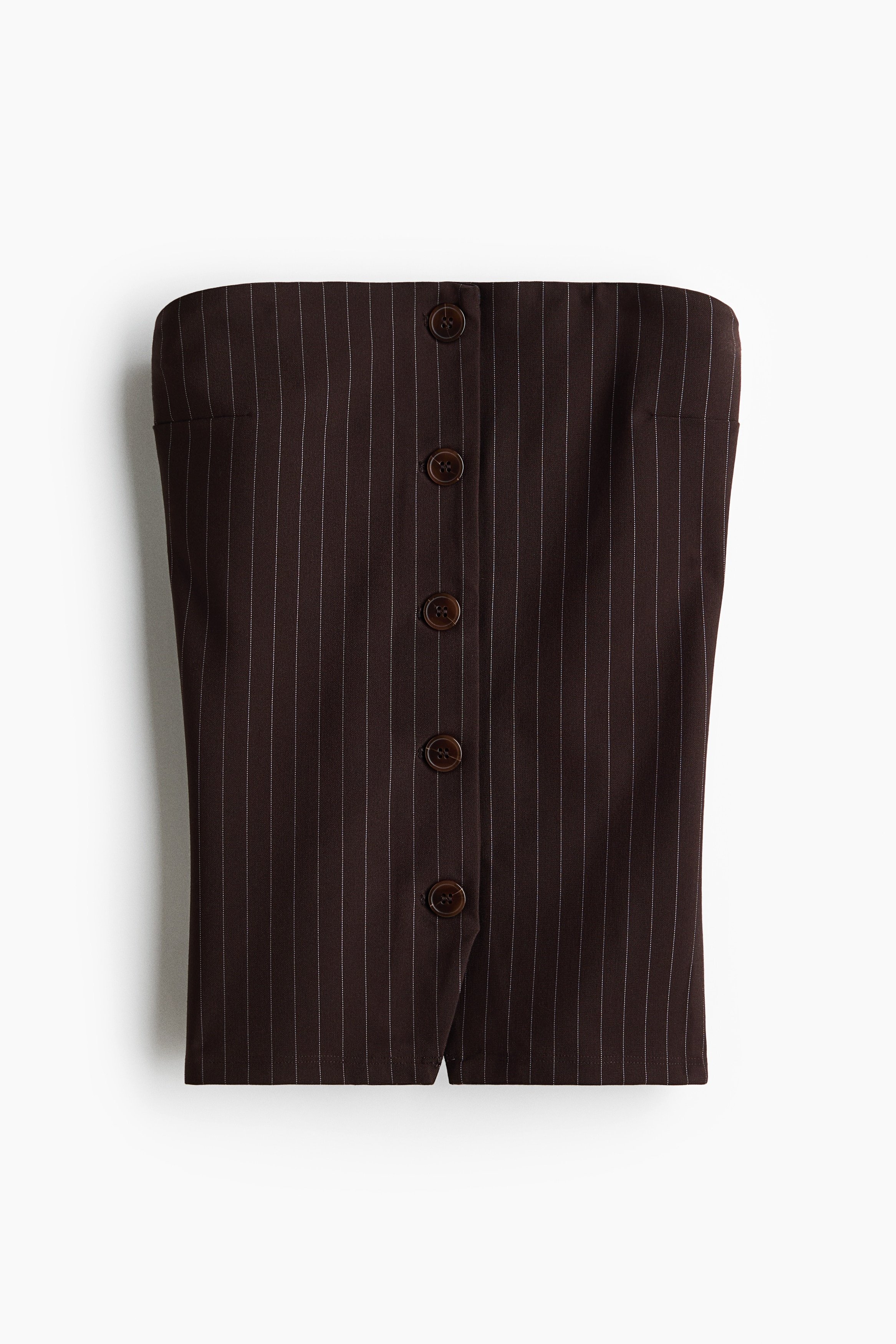 H & M - Bandeau waistcoat - Brown