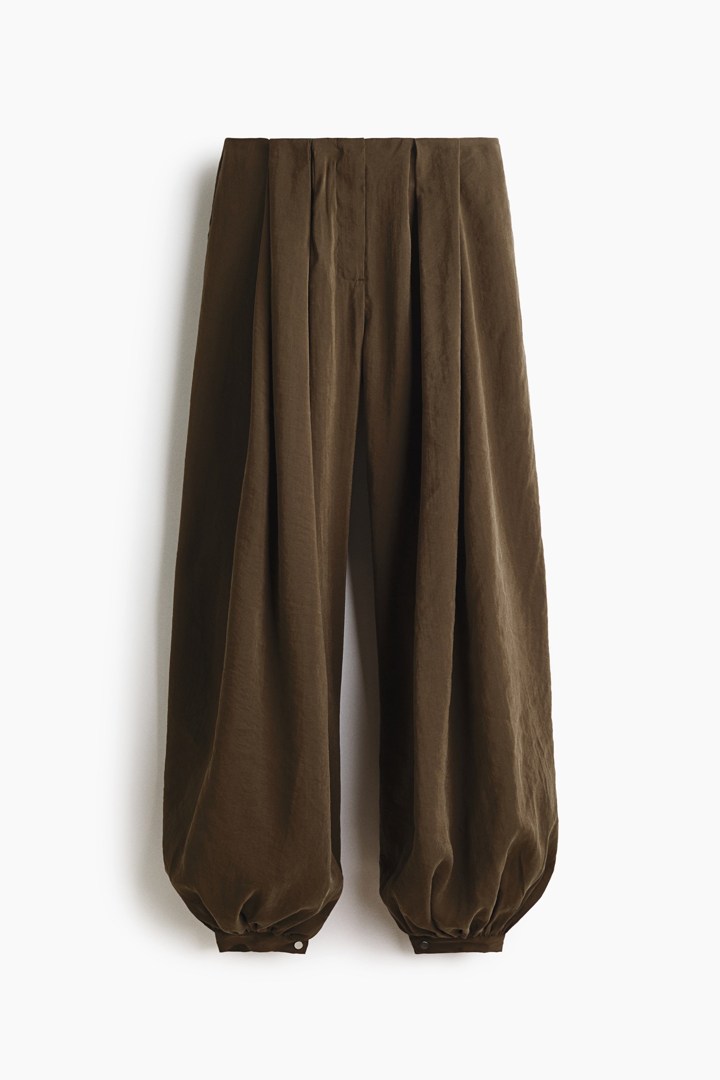 H & M - Balloon-leg modal trousers - Green